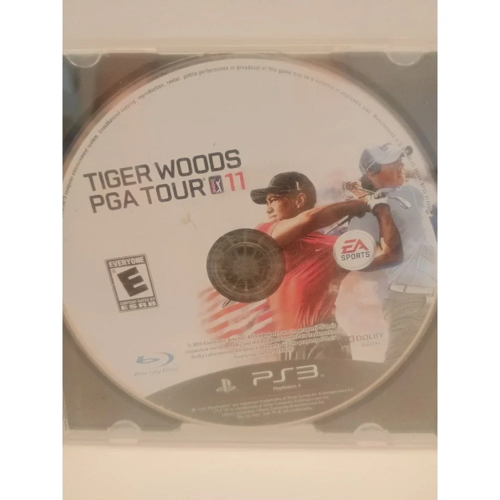 Tiger Woods PGA Tour 11 Sony PlayStation 3 Golf Game Disc Only Tested Works